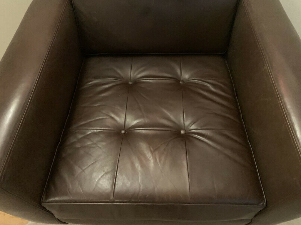 Superb Ralph Lauren Brown leather lounge armchair 2 available