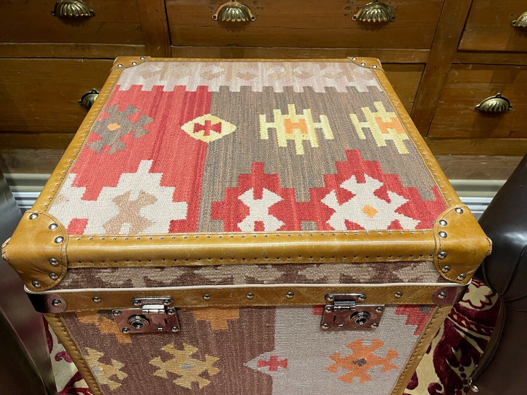 Superb Andrew Martin Kilim oversized storage trunk chest rrp £1650