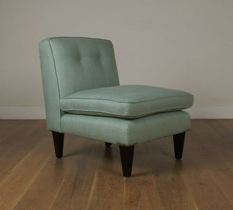 EX Display George Smith Brompton armless chair Pierre Frey Fabric rrp £3200