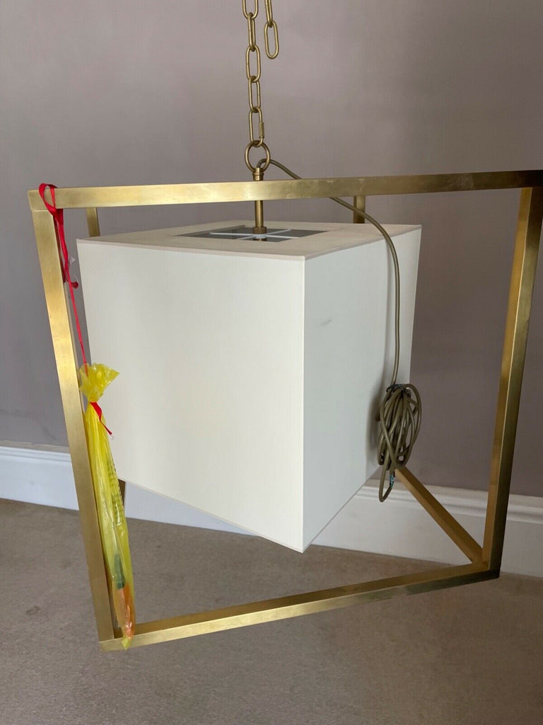 Unused Ex Showhome project HUGE caged ceiling light by Visual Comfort rrp £1300
