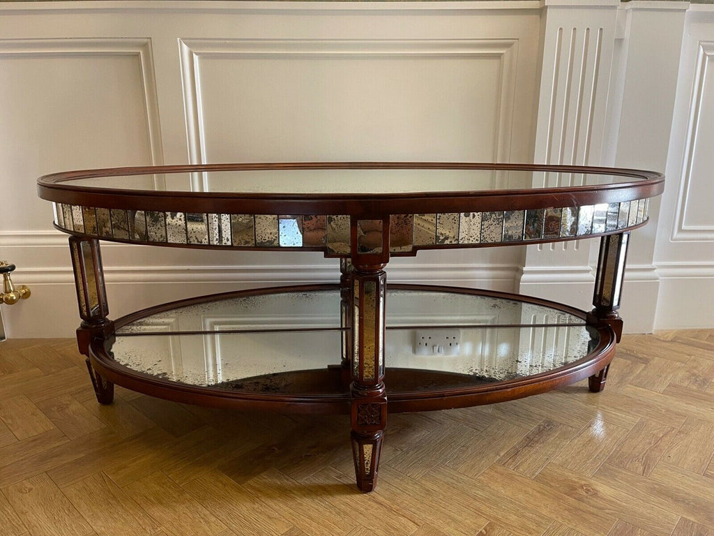 John Richard Keswick Oval Eglimoise Coffee table rrp £2850