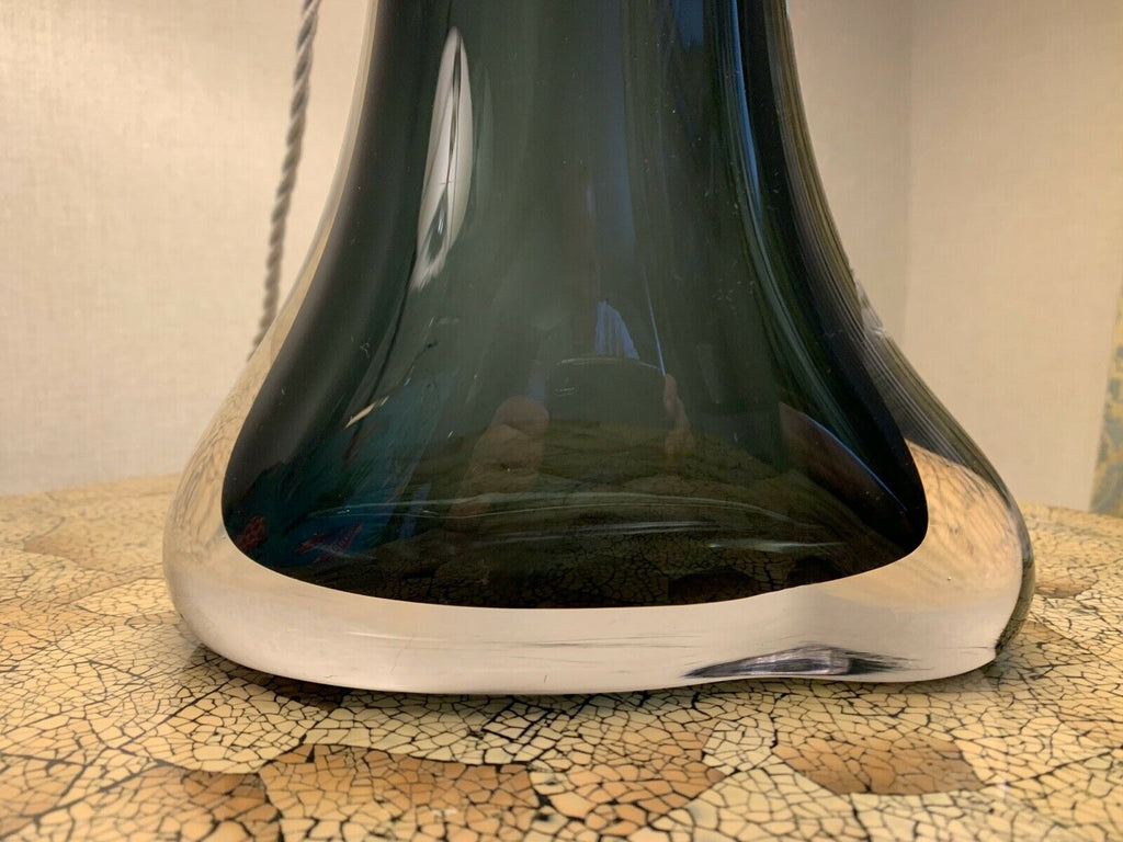 Ex Showhome Porta Romana Winged Perfume Bottle lamp PR shade charcoal rrp £2100