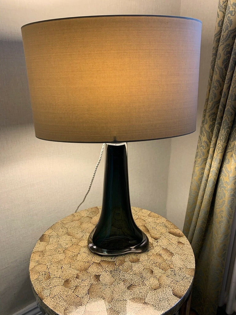 Ex Showhome Porta Romana Winged Perfume Bottle lamp PR shade charcoal rrp £2100