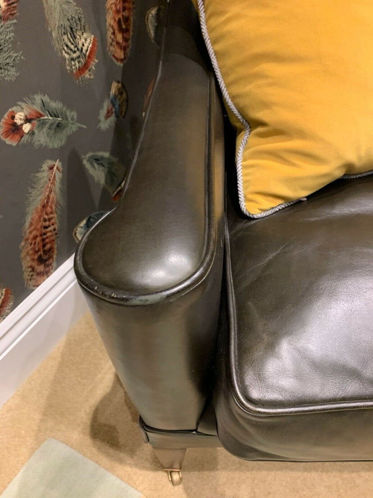 Ex Display George Smith Signature Leather Paris armchair chair rrp £5600