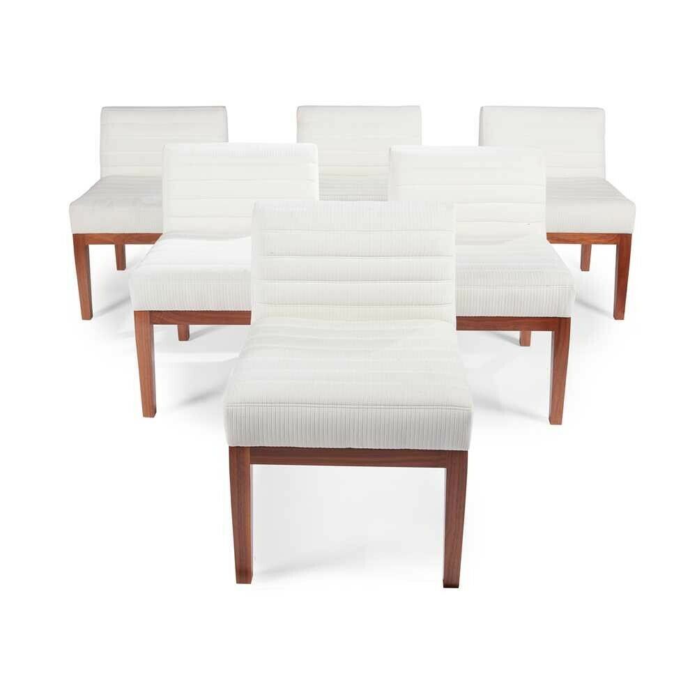 David Linley London Lizzard Macassar dining table &  8 Dice chairs rrp £41,400
