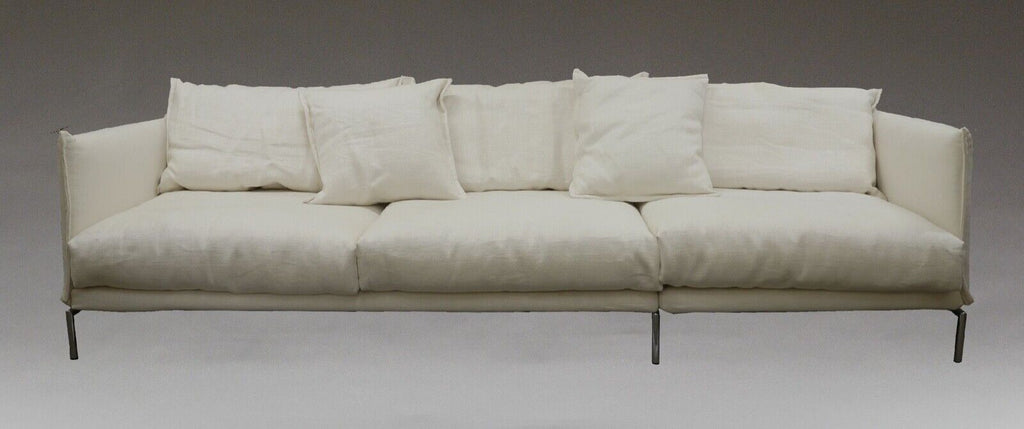 Ex Showhome Moroso Gentry sofa by Patricia Urquiola rrp £9600 300cm wide