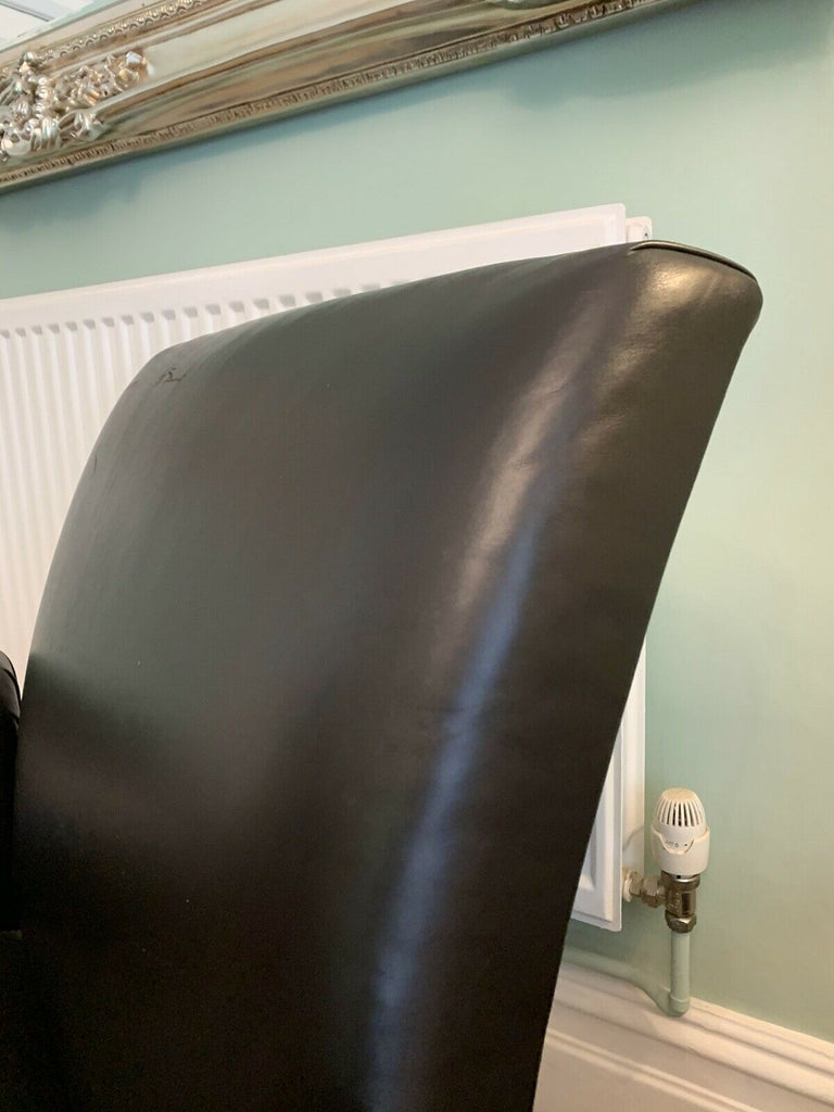 Ex Display George smith Leather Butterfly chair, brown leather rrp £5200
