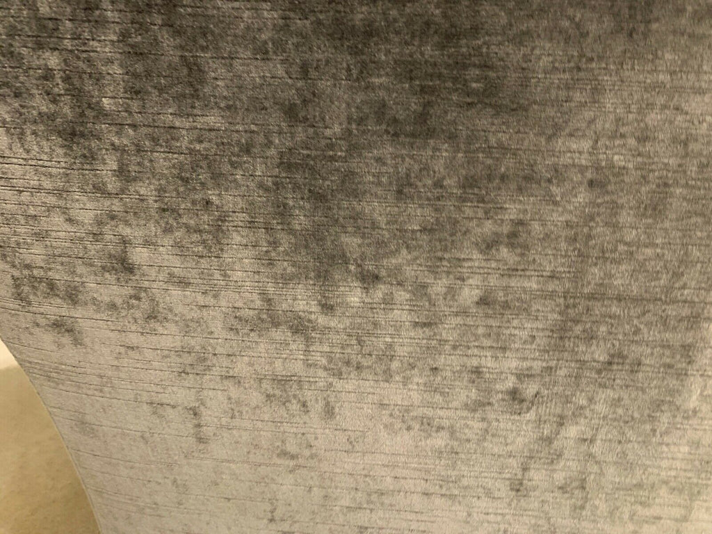 Porada Pewter Grey velvet upholstered ultra high end armchair rrp £3800