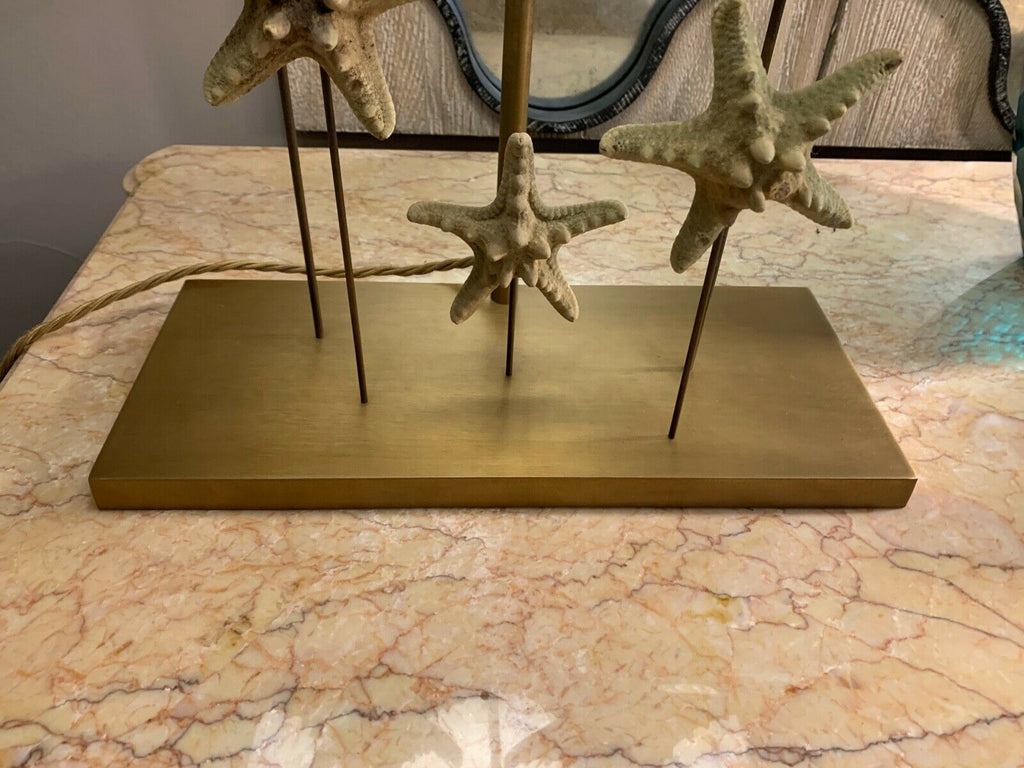 Isabelle Blizzard Starfish large table Lamp with shade rrp £1850