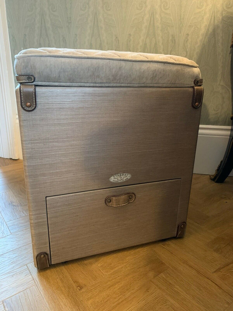 Ex showhome Starbay beige 3 drawer chest of drawers stool top & step cost £1800