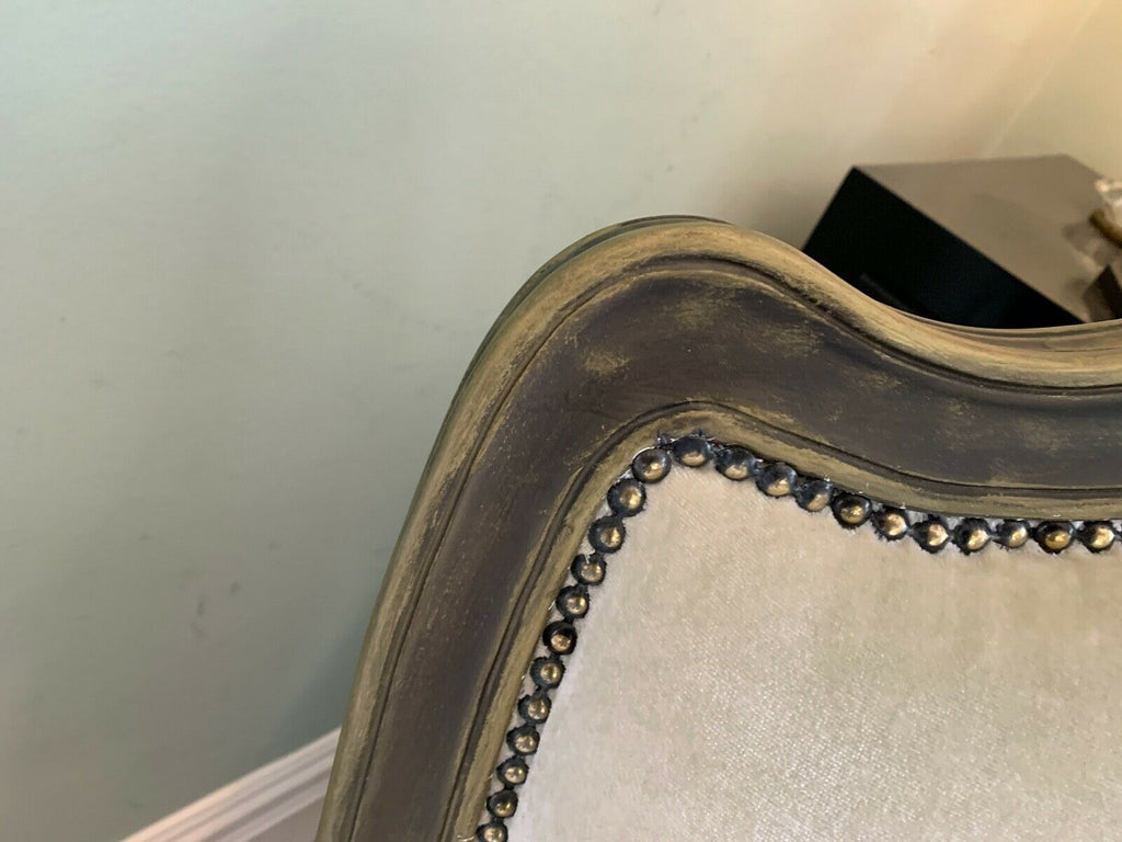 Amazing top quality Cream Mohair oversized salon armchair totally stunning piece