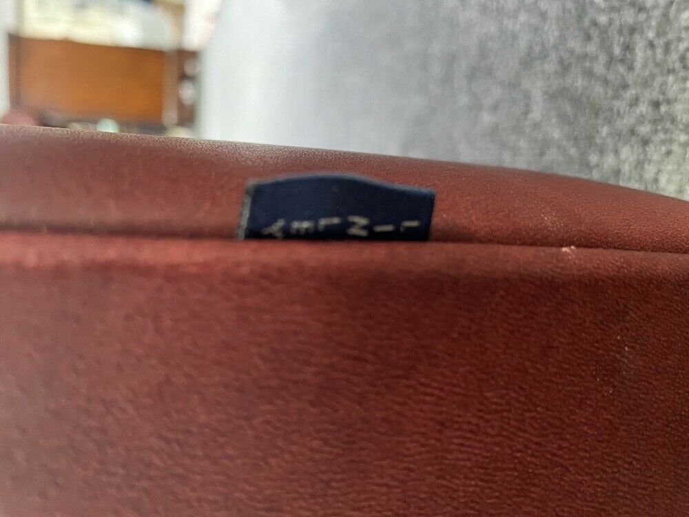 David Linley Pimlico Chesterfield oxblood red leather sofa settee rrp £18,500 A