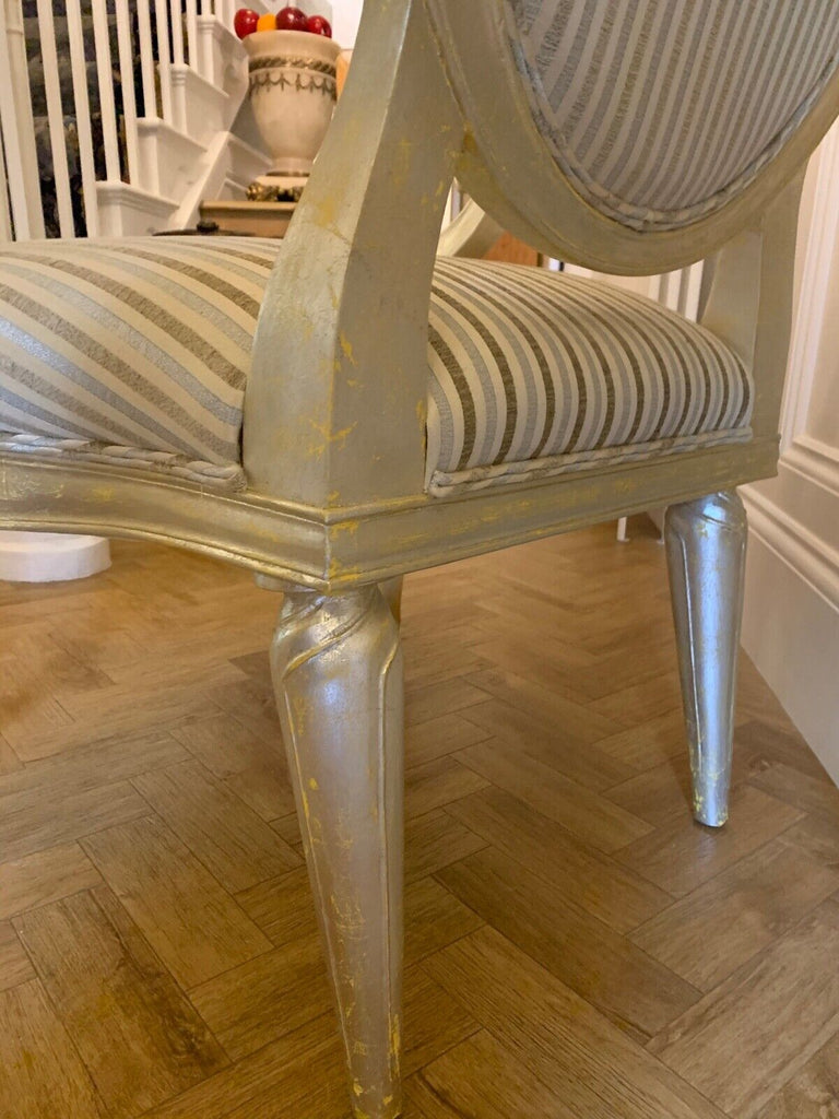 Stunning Duresta Amadeus Champagne Silver Gilt oversized armchair rrp £2546