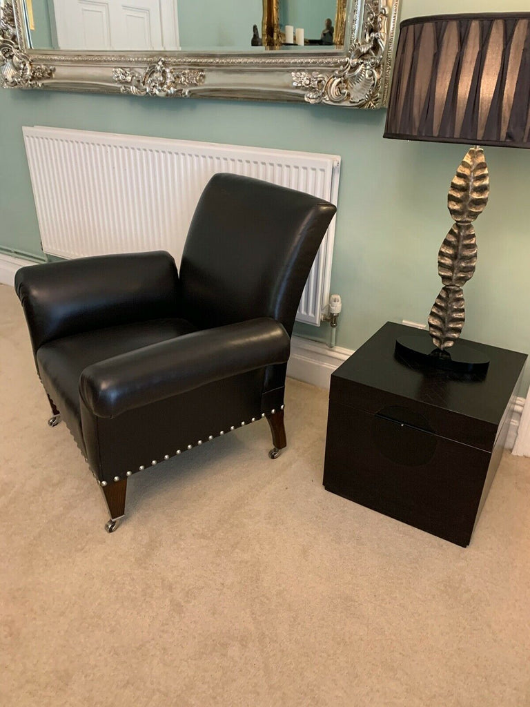 Ex Display George smith Leather Butterfly chair, brown leather rrp £5200