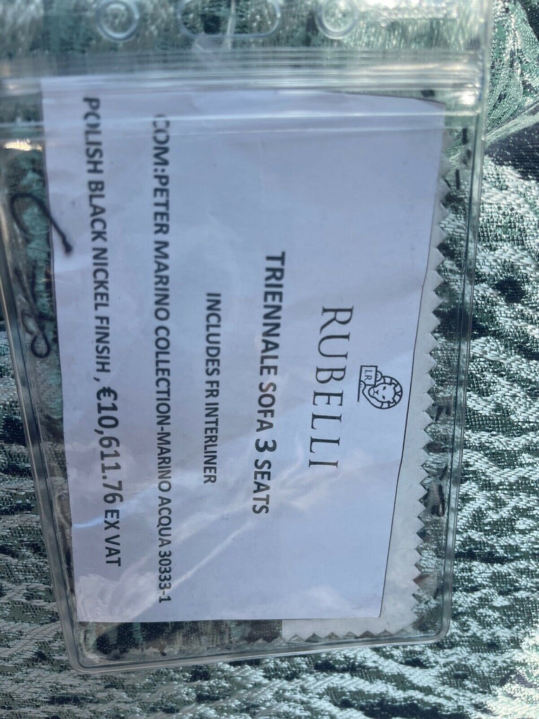 Ex Display Rubelli Triennale 3 seater sofa Peter Merino Collection rrp £11,000