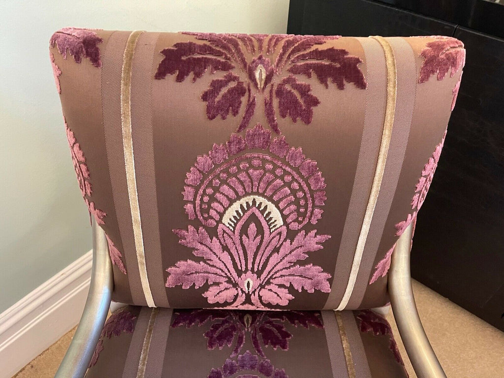 Gold Giltwood framed Rockerfella chair Jean Michel-Frank rrp £2600 each