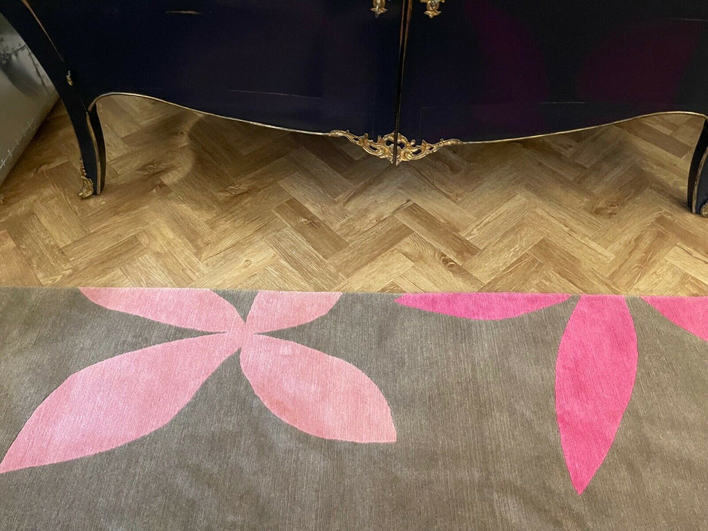 Madeline Weinrib Seed Rug in Stone, top quality thick heavy wool rug rrp £8300