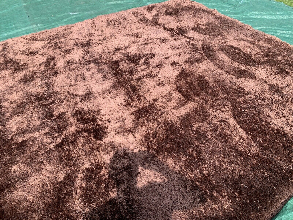 Stepevi Touch Me Heavy floor rug carpet Bronze long pile 300cm x 300cm rrp £7000