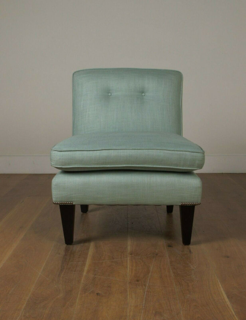 EX Display George Smith Brompton armless chair Pierre Frey Fabric rrp £3200