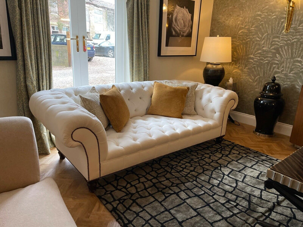 Ex Display George Smith Chesterfield buttoned sofa settee rrp £12000