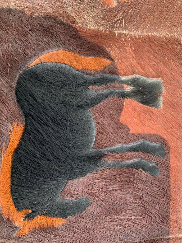 Amazing, Kyle Bunting fur hide horse detail rug cost £18,000