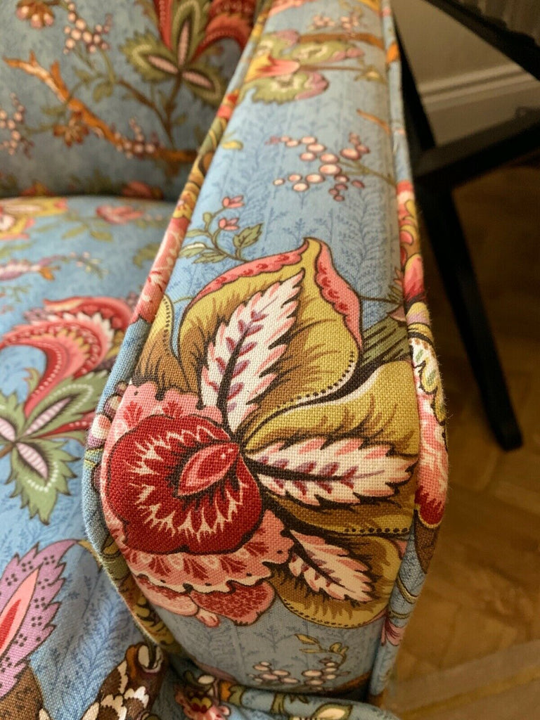 Amazing Contemporary Country House armchair in Waverly eclectic fabric