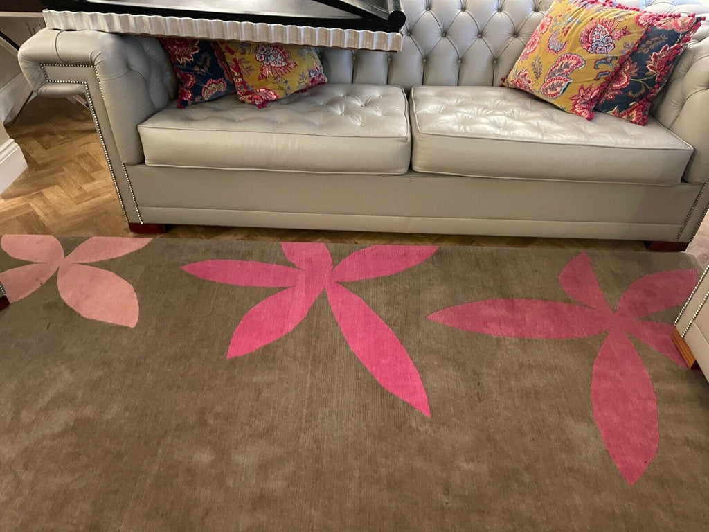 Madeline Weinrib Seed Rug in Stone, top quality thick heavy wool rug rrp £8300