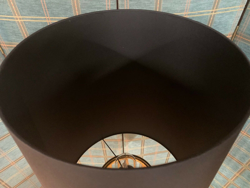 De La Espada Large Tulip floor lamp. gilt gold with black shade rrp £3360