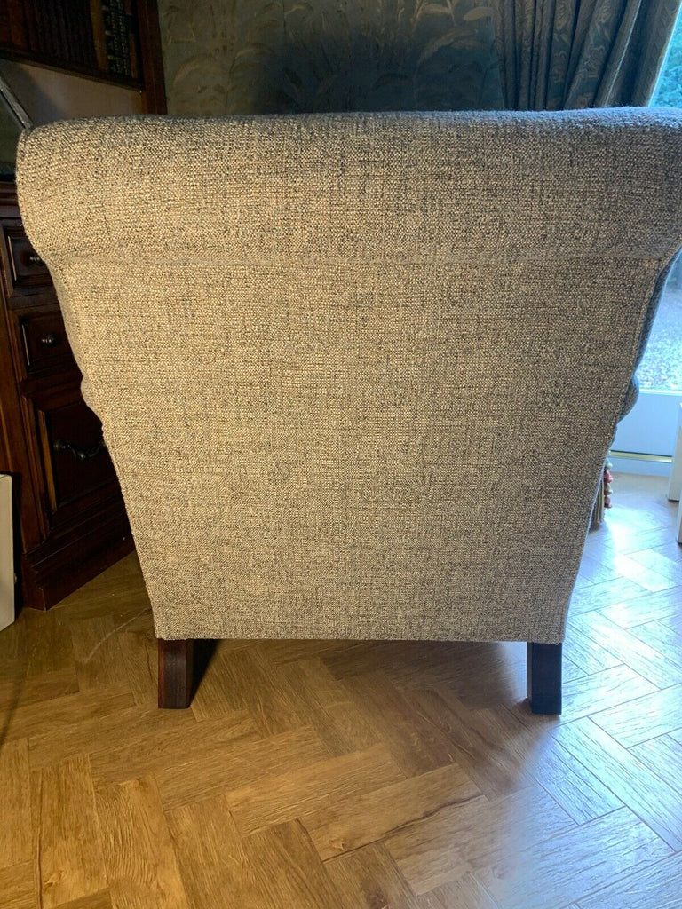 Ex Display George Smith Signature Minster armchair Mankind weave fabric rrp£6850
