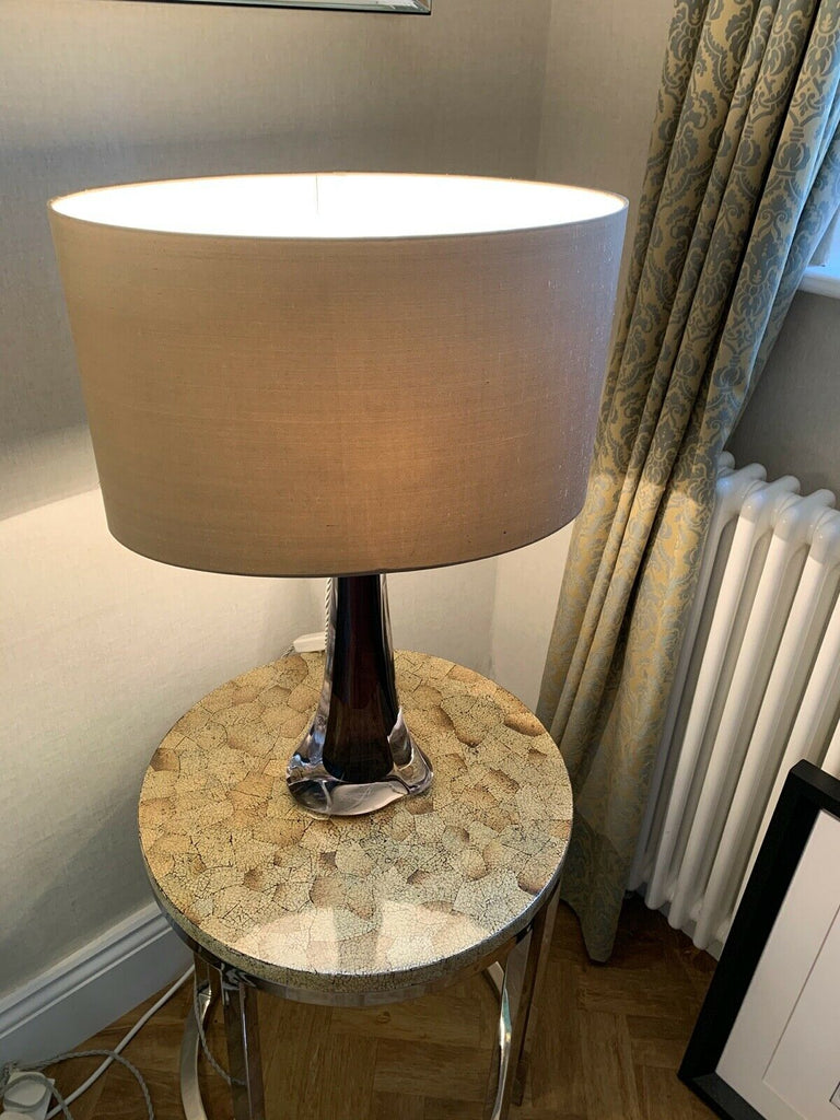 Ex Showhome Porta Romana Winged Perfume Bottle lamp PR shade aubergine rrp £2100
