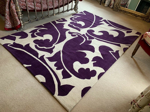 ex Showhome The rug Company Marni Overleaf wool and silk rug rrp £9880