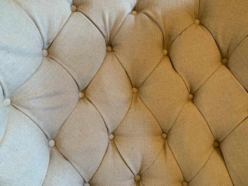Ex showhome Artsome Coach House Deconstructed barrel wingback armchair rrp£1850.