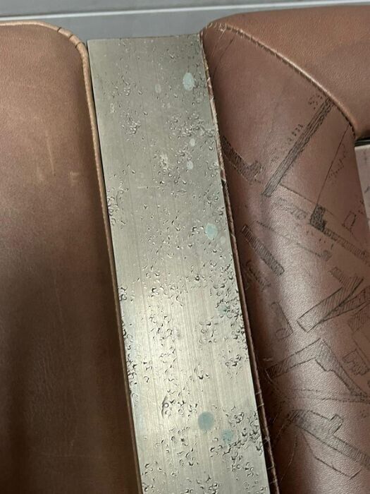 AMAZING Interior Designer Bronze and leather stool coffee table cost thousands!!