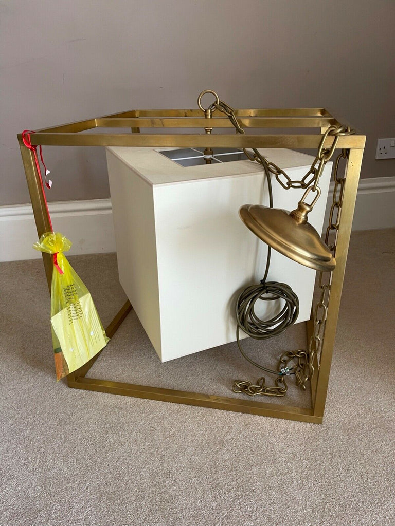 Unused Ex Showhome project HUGE caged ceiling light by Visual Comfort rrp £1300