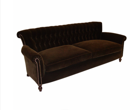 Ex Display George Smith Mohair library sofa settee rrp £8700