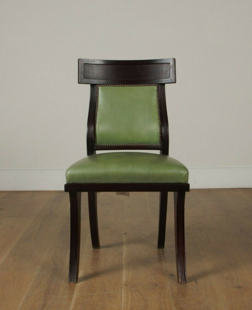 EX Display George Smith klysmos desk chair leather seat 2 available rrp £2430