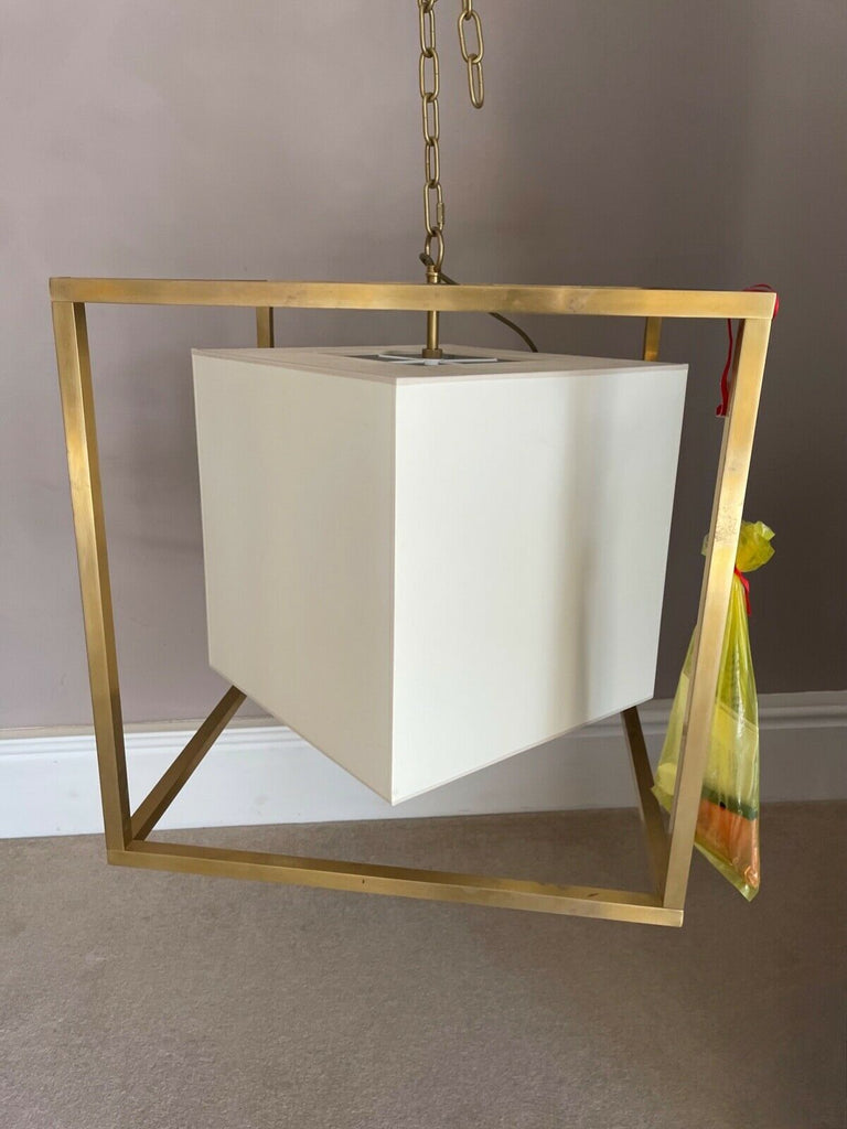 Unused Ex Showhome project HUGE caged ceiling light by Visual Comfort rrp £1300