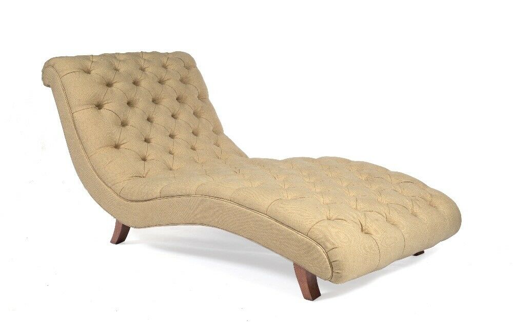Ex Showhome George smith extra wide Brewster chaise rich beige fabric rrp £8300