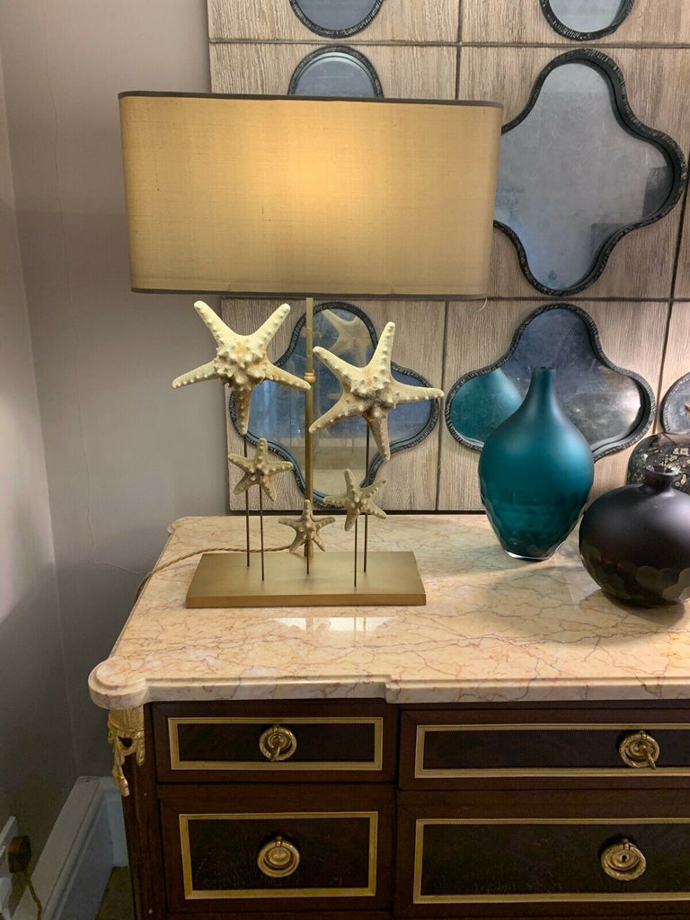 Isabelle Blizzard Starfish large table Lamp with shade rrp £1850