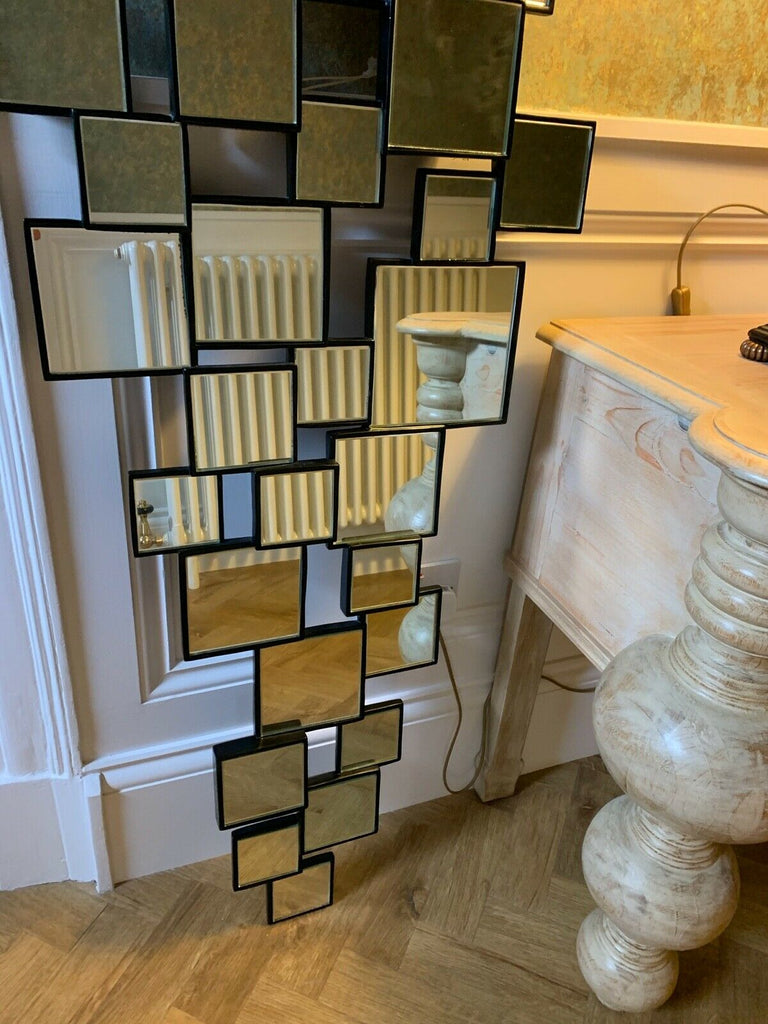 Ex Showhome Christopher Guy cubic large contemporary wall mirror rrp £3150
