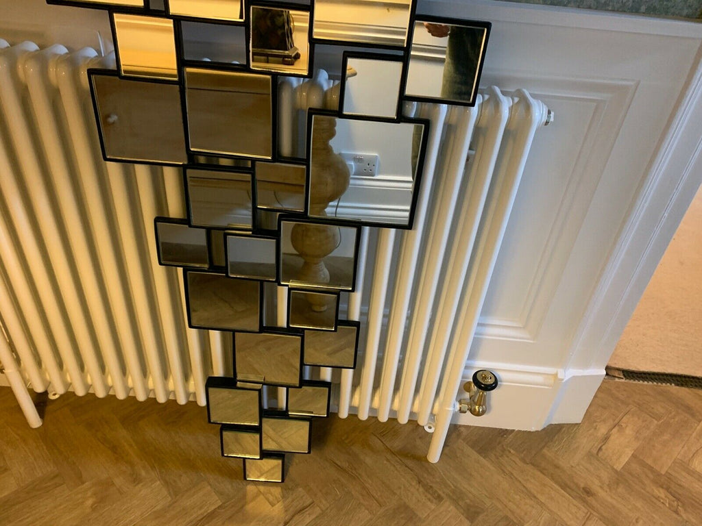 Ex Showhome Christopher Guy cubic large contemporary wall mirror rrp £3150