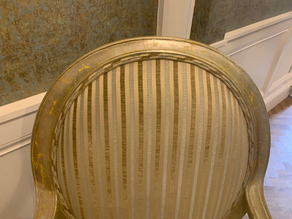 Stunning Duresta Amadeus Champagne Silver Gilt oversized armchair rrp £2546