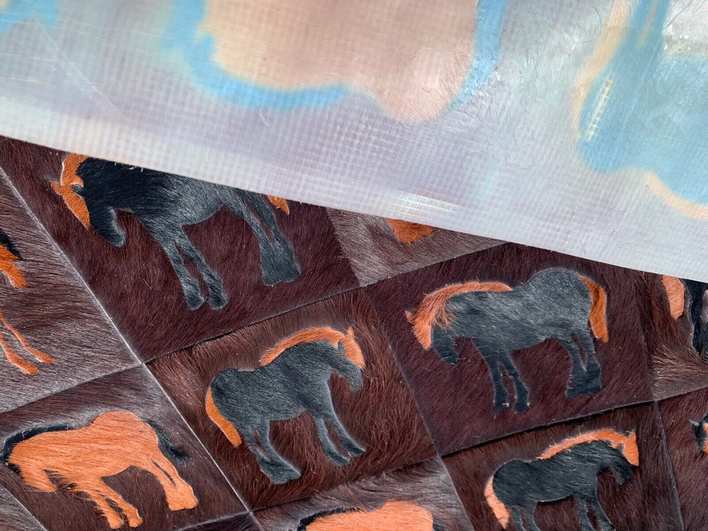 Amazing, Kyle Bunting fur hide horse detail rug cost £18,000