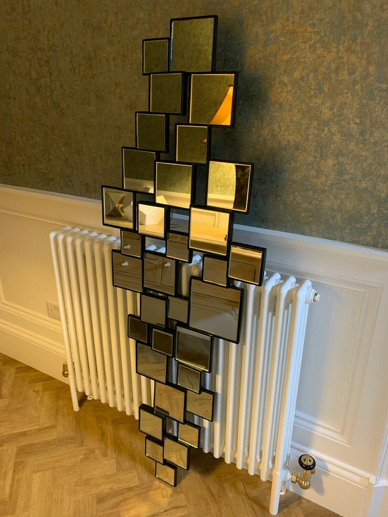 Ex Showhome Christopher Guy cubic large contemporary wall mirror rrp £3150