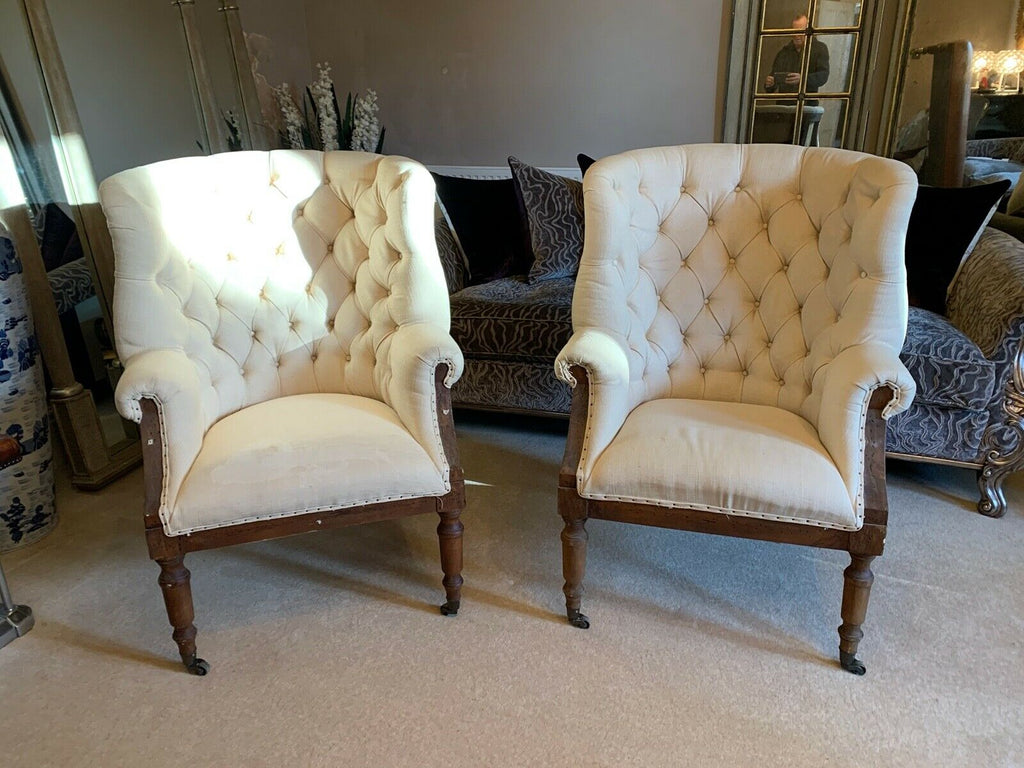 Ex showhome Artsome Coach House Deconstructed barrel wingback armchair rrp£1850.