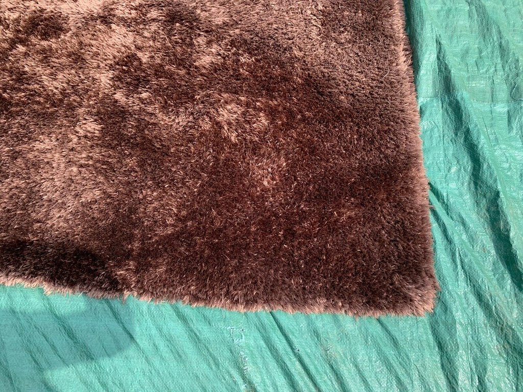 Stepevi Touch Me Heavy floor rug carpet Bronze long pile 300cm x 300cm rrp £7000