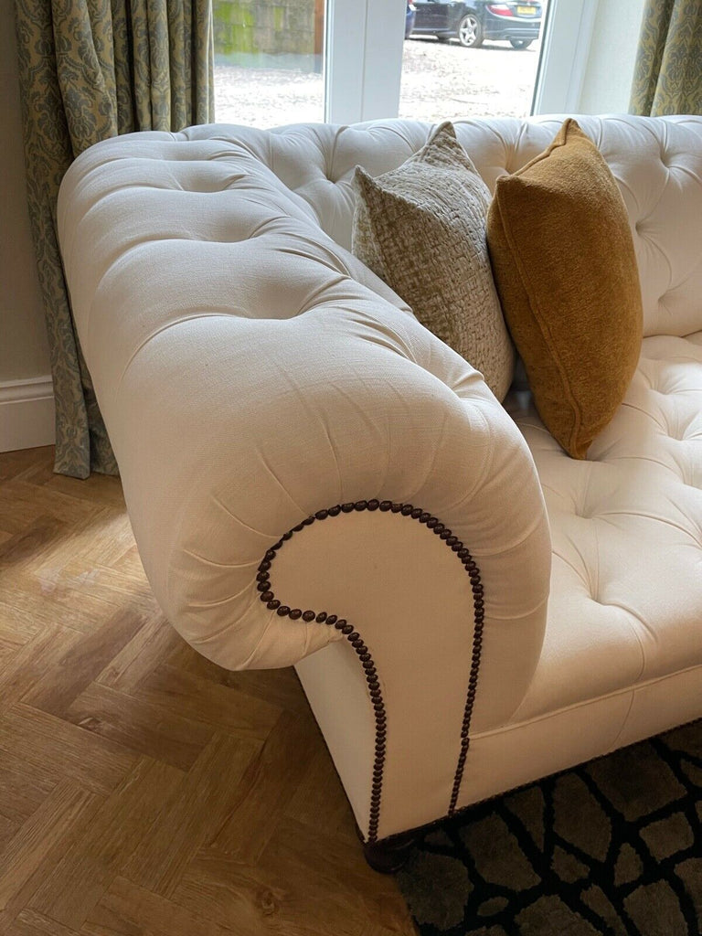 Ex Display George Smith Chesterfield buttoned sofa settee rrp £12000