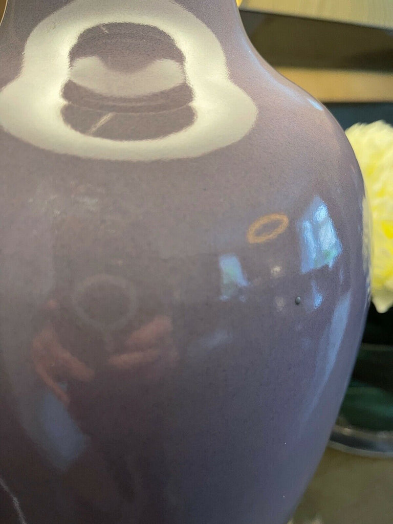 EX Showhome Best & Lloyd Glass Lilac Table lamp, fabulous quality heavy light
