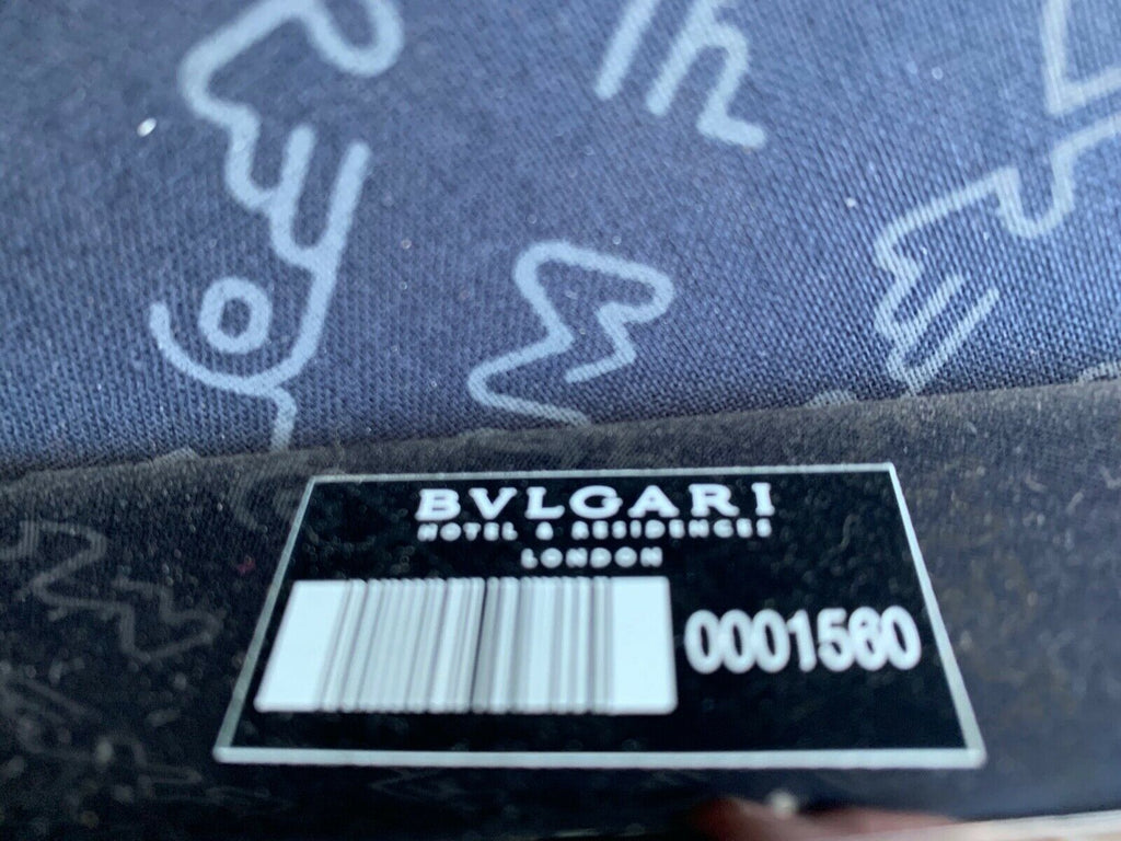 Flexform Morgan leather lounge side chair Bvlgari hotel Smoke frame rrp £2500 G